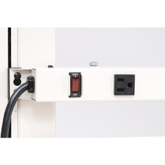 MARKET LEB Electrical Power Strip for Adjustable Workstations EACH ML4993
