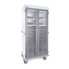 MARKET LAB Insight® Mobile Supply Cart, Double-Width, Double Column with 30 Storage Accessories • 40.6"W x 28.3"D x 80.6"H, EACH ML108168