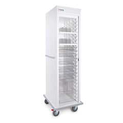 MARKET LAB Insight® Mobile Supply Cart, Single-Width, Single Column with 15 Storage Accessories • 23.9"W x 28.3"D x 80.6"H EACH ML50391
