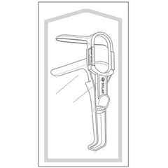 Vaginal Speculum Econo™ Graves Sterile Floor Grade Plastic Large Double Blade Duckbill Disposable Without Light Source Capability Case of 50 MK-506463