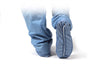 Shoe Cover Medline Regular Ankle High Nonskid Sole Blue NonSterile MK-511782