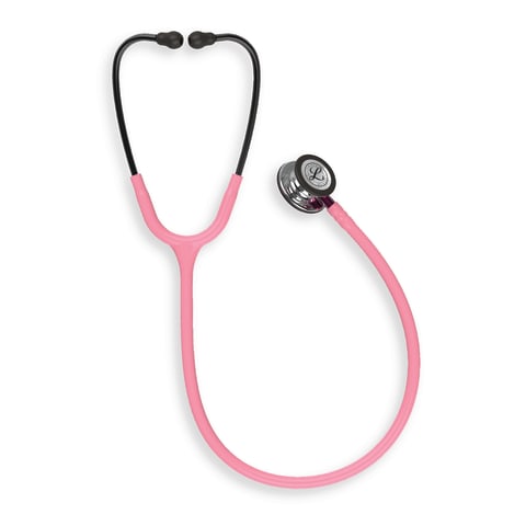 marketlab Littmann Classic III Stethoscope Mirror Chestpiece, Pearl Pink Tube and Pink Stem  1 / each