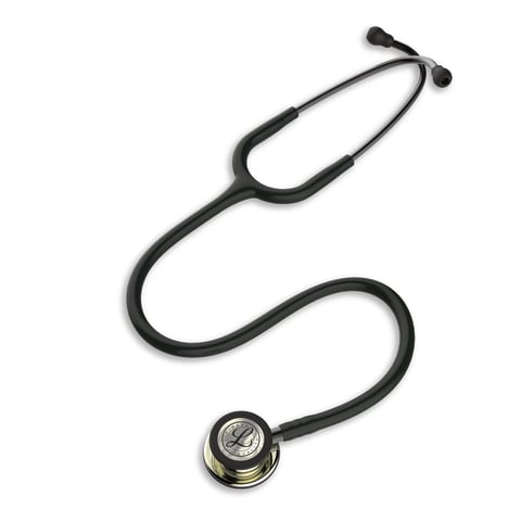 marketlab 3M™ Littmann® Classic III™ Monitoring Stethoscopes-Champagne Chestpiece • Black Tube 1 / each