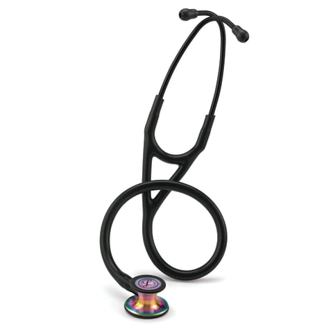 marketlab 3M Littmann Cardiology IV with Special Finishes 27" • Black Headset • Rainbow Chestpiece, Black Tube, Black Stem 1 / each