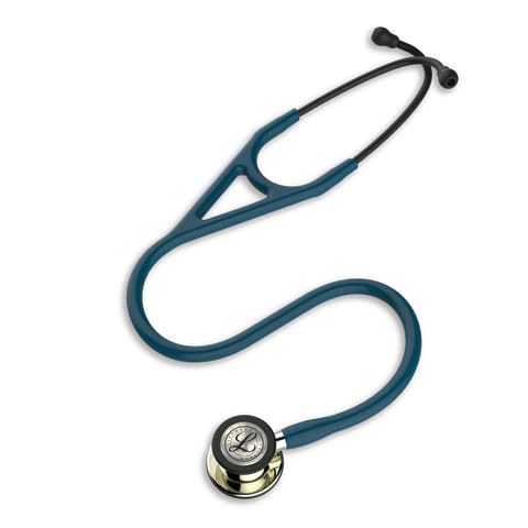 marketlab 3M Littmann Cardiology IV with Special Finishes 27" • Champagne Finish with Champagne Chestpiece, Caribbean Bl Tube 1 / each