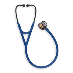 marketlab 3M Littmann Cardiology IV with Special Finishes 27" • Special Finish • High Polish Rainbow Chestpiece, Navy Blue Tube, Black Stem, Black Headset 1 / each