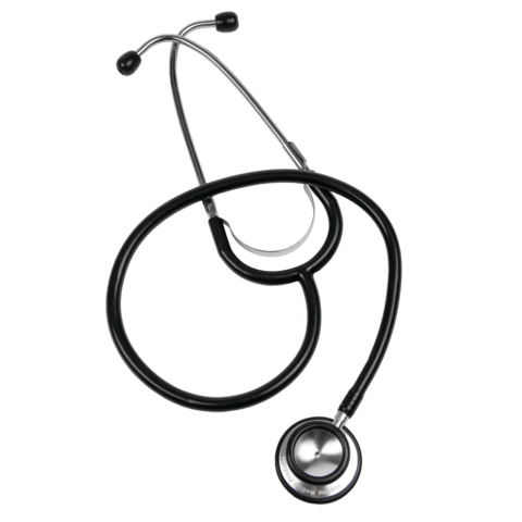 marketlab Bulk Packs of Black Dual Head Stethoscopes Black • Pack of 48  1 / each
