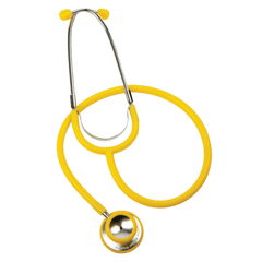 marketlab Bulk Packs of Yellow Dual Head StethoscopesYellow • Pack of 6