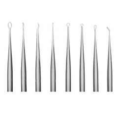 Ear Curette Clinic Pack Lighted Ear Curette™ Round Handle Assorted Tip Sizes Lighted Tip with Magnification Pack of 200 MK-516724