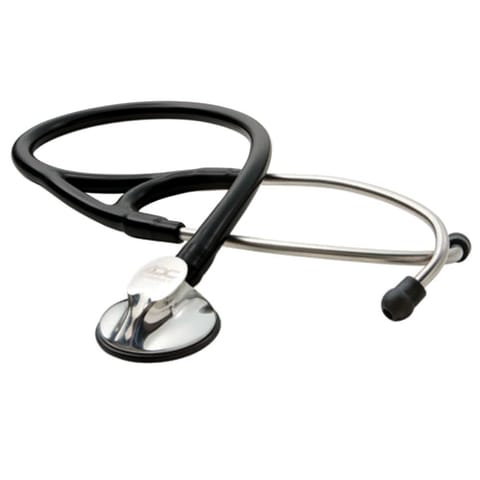 marketlab Adscope 600 Stethoscope Platinum Edition Black 1 / each