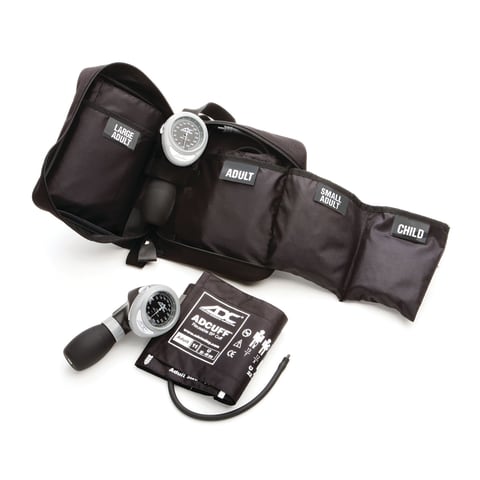 marketlab Multicuff BP System Portable 4 Cuff Sphyg Black 1/ each