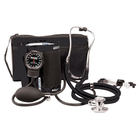 marketlab Hopkins Sprague Stethoscope and Sphyg Combo Black 1 / each