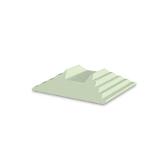 marketlab Bilateral Oblique Finger Block, Pediatric • 7.75"W x 7.5"L x 2"H Uncoated 1 / each