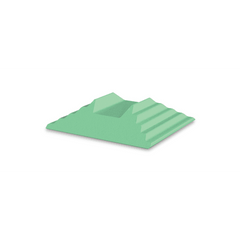 marketlab Bilateral Oblique Finger Block, Pediatric • 7.75"W x 7.5"L x 2"H • Coated 1 / each