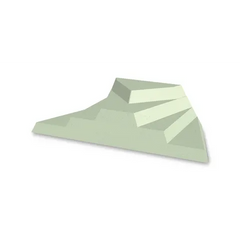 marketlab Lateral Finger Block, Adult • 13"W x 8"L x 3"H Uncoated 1 / each