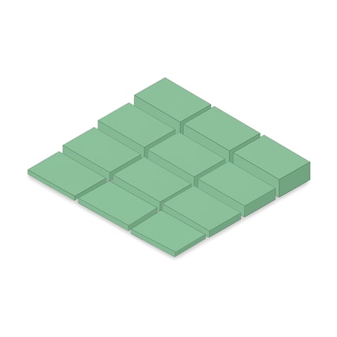 marketlab Coated Rectangle Coated Rectangle Kit 1 / each