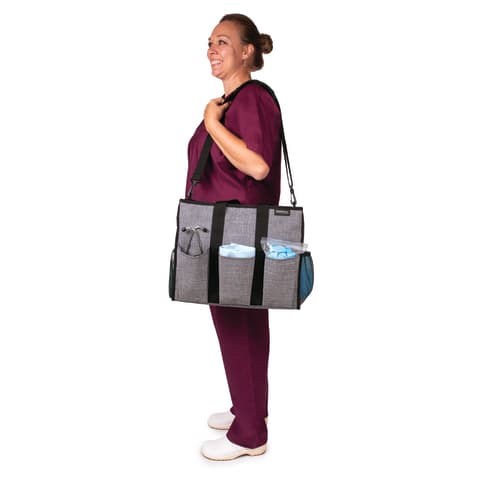 marketlab Hopkins Antimicrobial Nurse Tote Bag • 12.75"H x 16"W x 5"D •  1 / each