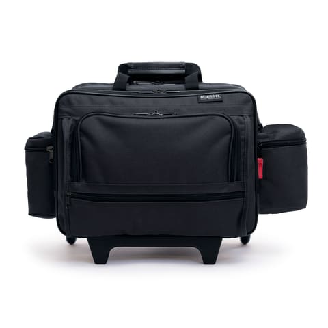 marketlab Rolling Med Bag • 16"W x 9"D x 13"H • 7.6lb, Black 1 / each