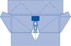 Surgical Drape LAVH Drape 109 W X 97-1/2 W X 100 L Inch Sterile PROXIMA W/LEGGINGS (8/CS) MK-534719