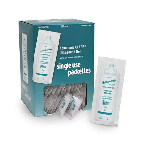 marketlab Aquasonic Clear Ultrasound Gel Packets 100/pk
