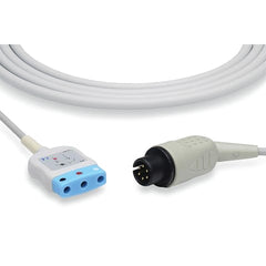 marketlab Reusable Trunk Cables DIN Style, 3-Lead • Round 6-Pin Round 1 / each