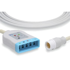 marketlab Reusable Trunk Cables Philips Compatible, 5-Lead • Twin Pin 1 / each