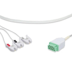 marketlab Disposable ECG Leadwires GE Marquette , 3-Lead Pinch • Direct 1 / each
