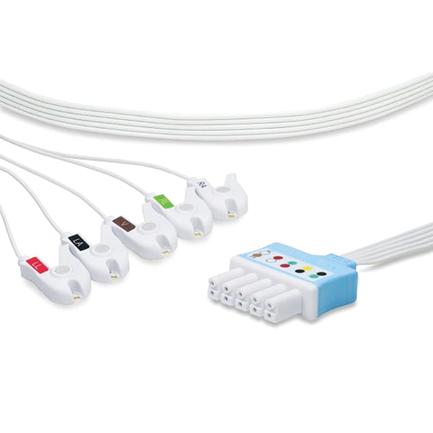 marketlab Disposable ECG Leadwires Mindray Datascope , 5-Lead Pinch (Use with TR-25400) 10 / pk