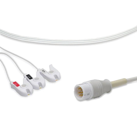 marketlab Disposable ECG Leadwires Philips 3-Lead Pinch , Direct  1 / each