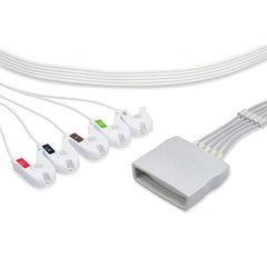 marketlab Disposable ECG Leadwires Philips 5-Lead Pinch , With MX40 Connection 10 / pk