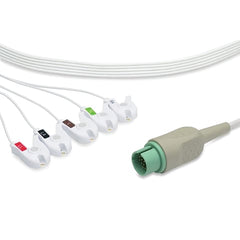 marketlab Disposable ECG Leadwires Spacelabs , Direct 5-Lead Pinch 1 / each
