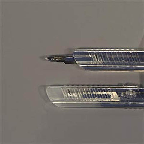 Safety Scalpel SklarSafe™ No. 15 Stainless Steel / Plastic Flat Ribbed Handle Sterile Disposable Box of 10 MK-549388