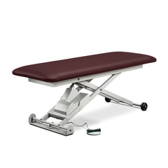 market leb Adjustable Height Flat Exam Table • 27"W x 72"L x 18.5" - 35.5"H • Burgundy each ML54963-BG