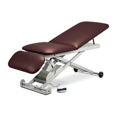 market leb Adjustable Height, Back, and Legrest Exam Table • 27"W x 76"L x 18.5" - 35.5"H • Burgundy each ML54966-BG