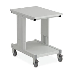 MARKET LEB Height Adjustable Lab Cart • 19.69"W x 27.56"D x 25.59"-35.43"H, EACH ML55269