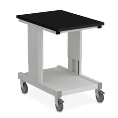 MARKET LEB Height Adjustable Lab Cart • 19.69"W x 27.56"D x 25.59"-35.43"H, EACH ML55269