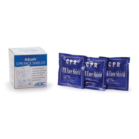 marketlab CPR Face Shield Foil 10 / pk