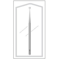 Ear Curette Sklar® 5-3/4 Inch Length Solid Round Handle Adult Tip Straight Blunt Round Ring Tip Pack of 50 MK-563932