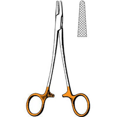 Needle Holder Surgi-OR™ Mayo-Hegar 5-1/4 Inch Length Serrated Jaw Finger Ring Handle Each MK-568509