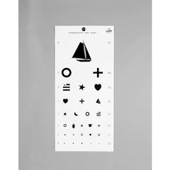 marketlab Kindergarten Snellen Eye Chart  1 / each