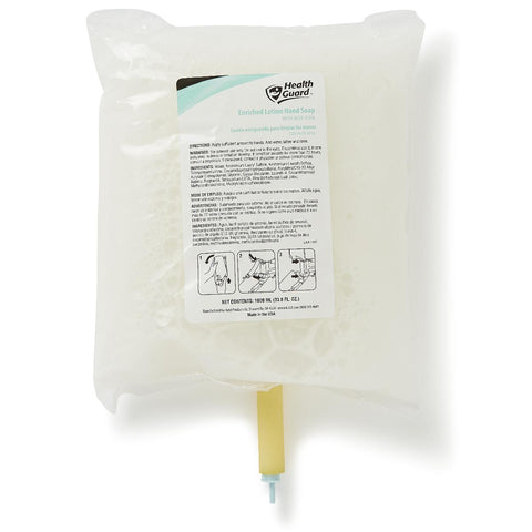 Soap HealthGuard Lotion 1,000 mL Dispenser Refill Bag Floral Scent BG (12 MK-572116