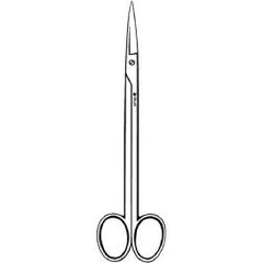 Operating Scissors Sklar® Kelly-Adson 6-1/4 Inch Length OR / Surgical Grade German Stainless Steel NonSterile Finger Ring Handle Straight Sharp Tip / Sharp Tip EACH MK-578911