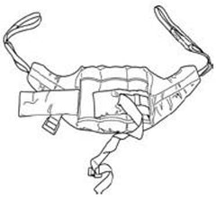 Deluxe Stand Assist Sling Hoyer® Medium 125 to 200 lbs. Weight Capacity D/S MK-586059