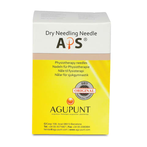 marketlab APS Dry Needling Needle, 0.25 x 30mm • Brown Tip  100 / pk