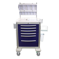 MARKET LAB Aluminum Anesthesia Cart, With Deluxe Accessory Package • 29"W x 24.5"D x 70.75"HAluminum Anesthesia Cart, With Deluxe Accessory Package • 29"W x 24.5"D x 70.75"H EACH ML5989