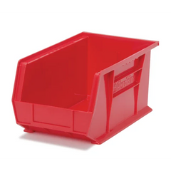 marketlab Organizer Bins for Medical Supplies 8.25"W x 14.75"D x 7"H • Red 1 / each