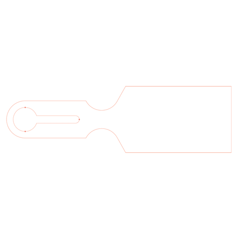 marketlab Instrument Tray Tags 2.5"W x 8.5"L, Blank, White 1000 / pk
