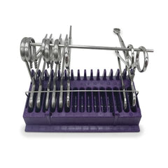 marketlab Instrument Counter and Organizer, Reusable with Wire • 15 Slot 12 / pk