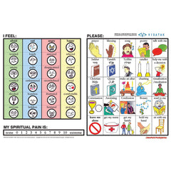 Market lab Spiritual Care Patient Communication Board • 17"W x 11"H each