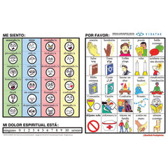 Market lab Spiritual Care Patient Communication Board • 17"W x 11"H each